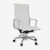Eames Thin Pad Chair - Stylish High Back Support Office Seat | Luxe Funrishes - Premium Thin Pad Chairs from Interior Furnishes - Just $325! Shop now at Interior Furnishes